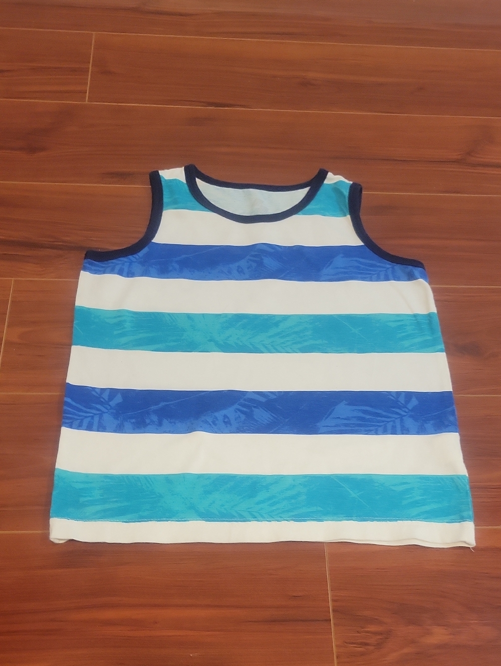 THE CHILDREN'S PLACE Sports Tank Top White/Blues Size 4T
